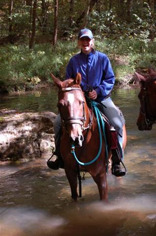 Whittnee at a Trail Ride in Mammoth Cave National Park